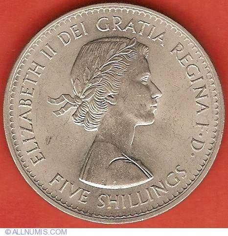 Elizabeth II: Five Shillings  coin collectible - Main Image 2