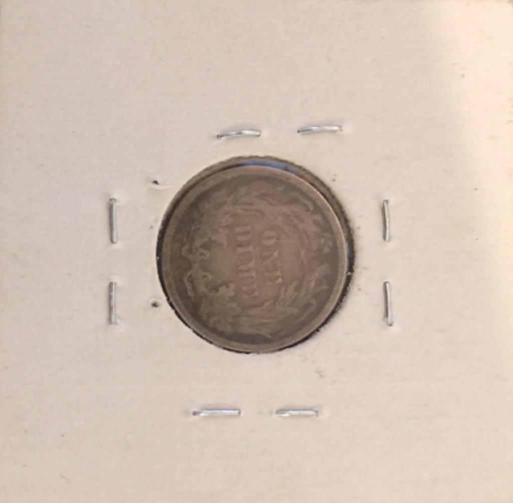 1886 Dime  coin collectible - Main Image 2