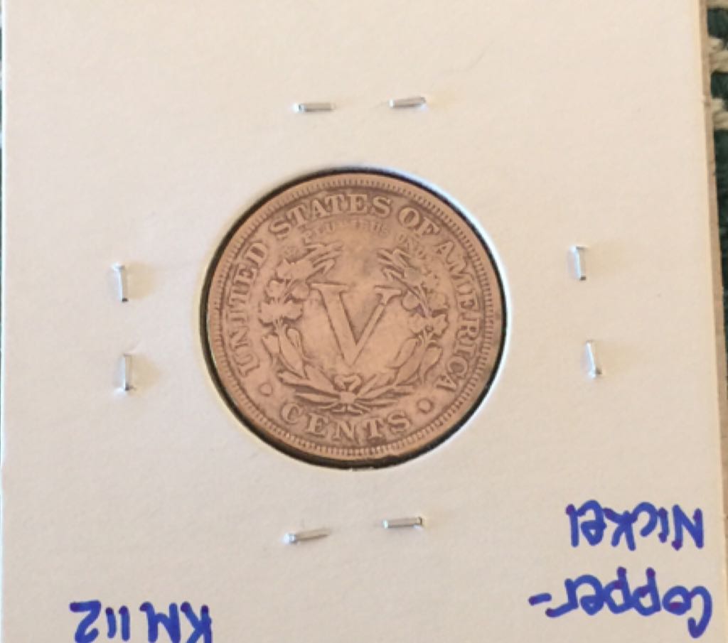 1891 Nickel  coin collectible - Main Image 2