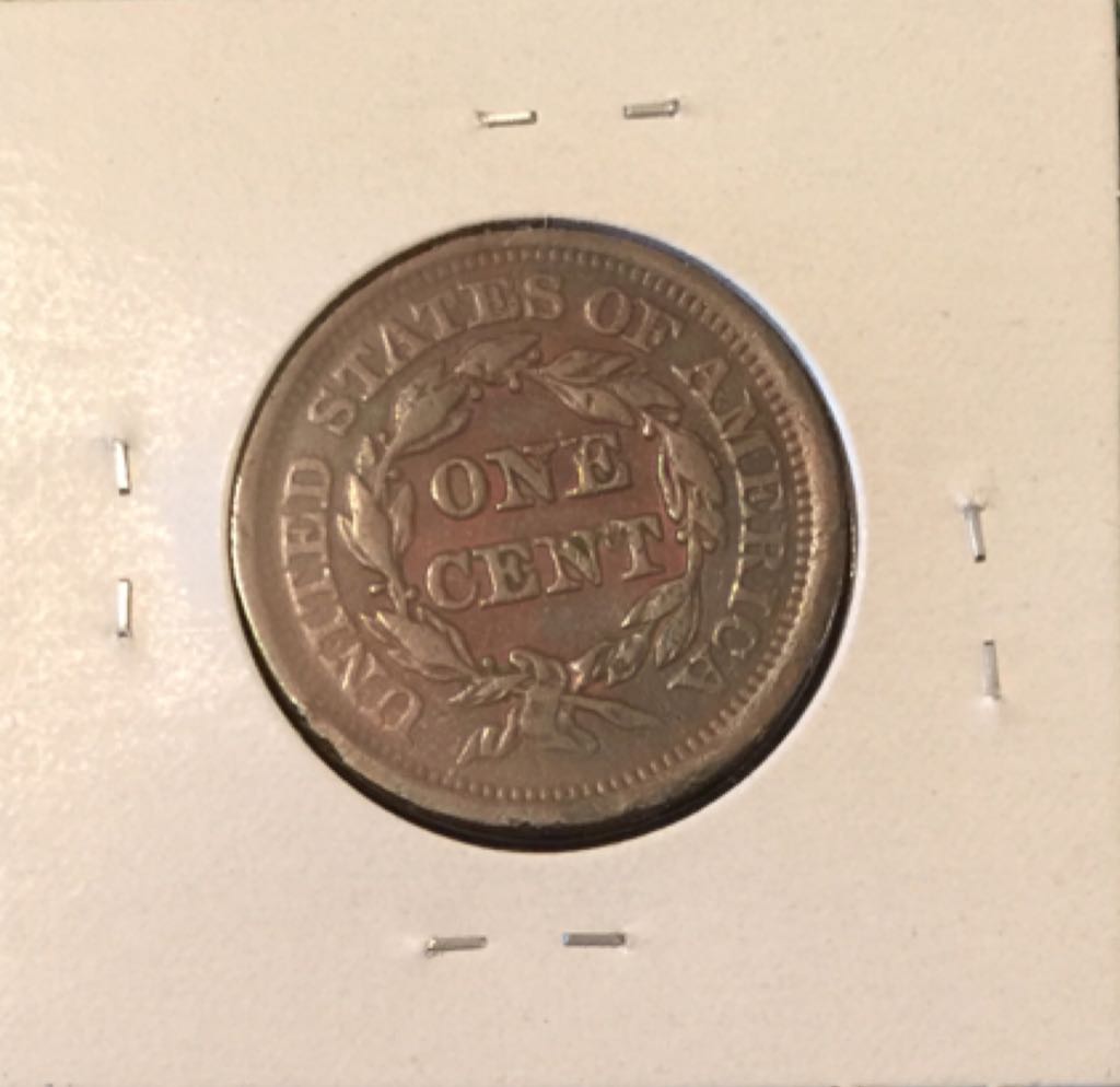 1852 Large Head Cent  coin collectible - Main Image 2