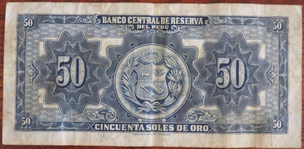 Cincuenta Soles De Oro  coin collectible - Main Image 2