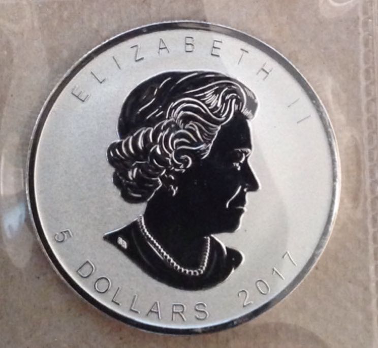 Canada Silver Maple Leaf W/ Panda Privy  coin collectible - Main Image 2