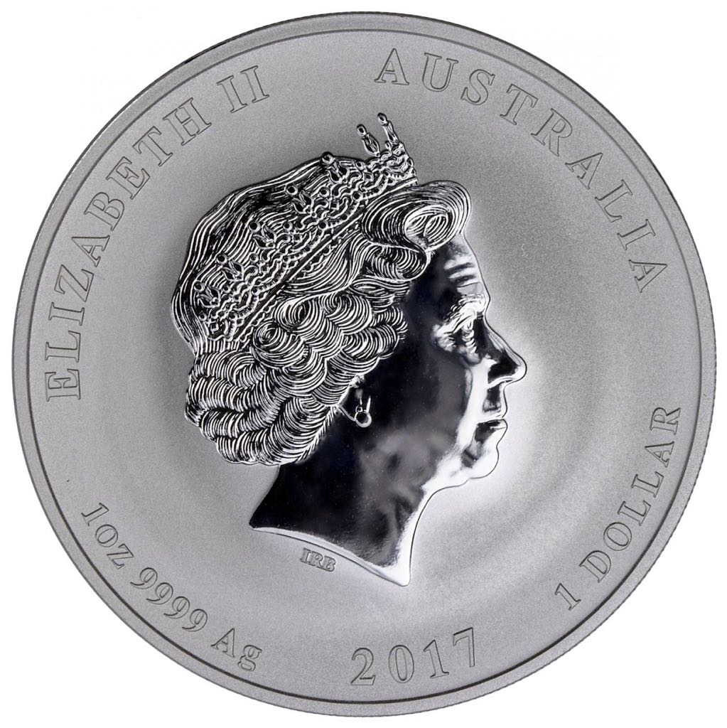 Australia Year Of The Rooster 1oz With Lion Privy  coin collectible - Main Image 2