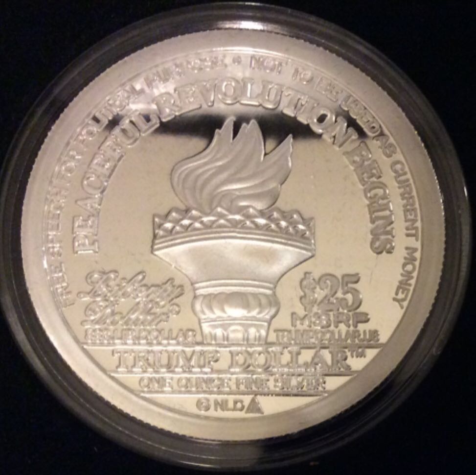 Trump Dollar Inaugural Proof  coin collectible - Main Image 2