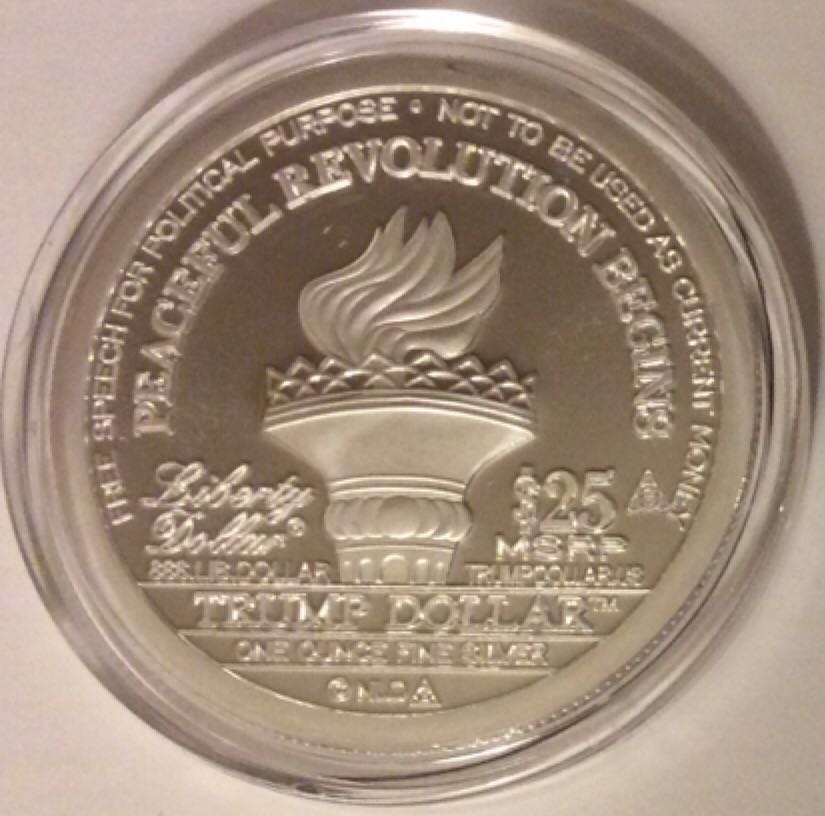 Trump Dollar Inaugural First Day of Issue  coin collectible - Main Image 2