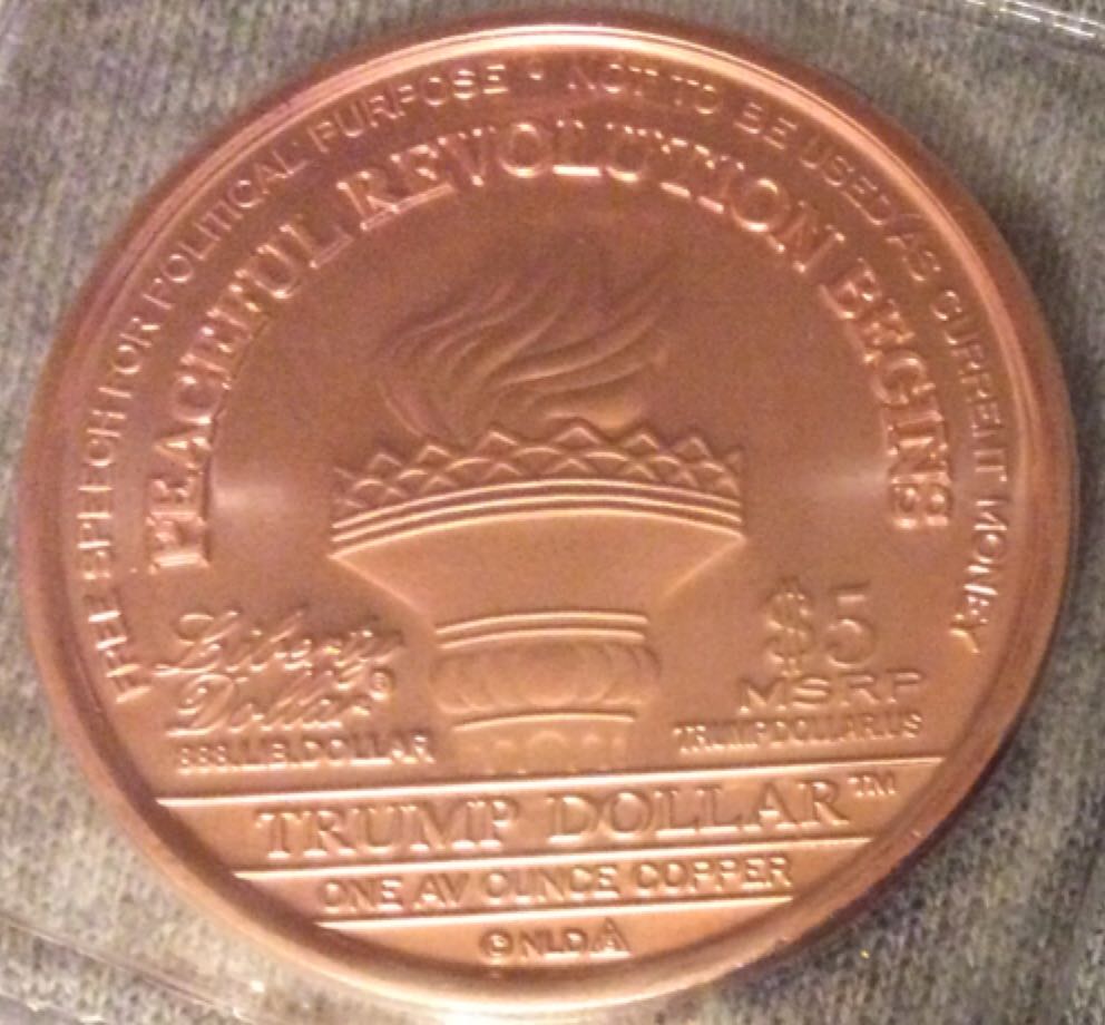 Trump Dollar Inaugural  coin collectible - Main Image 2