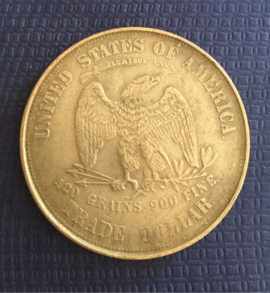 Trade Dollar 1885  coin collectible - Main Image 2