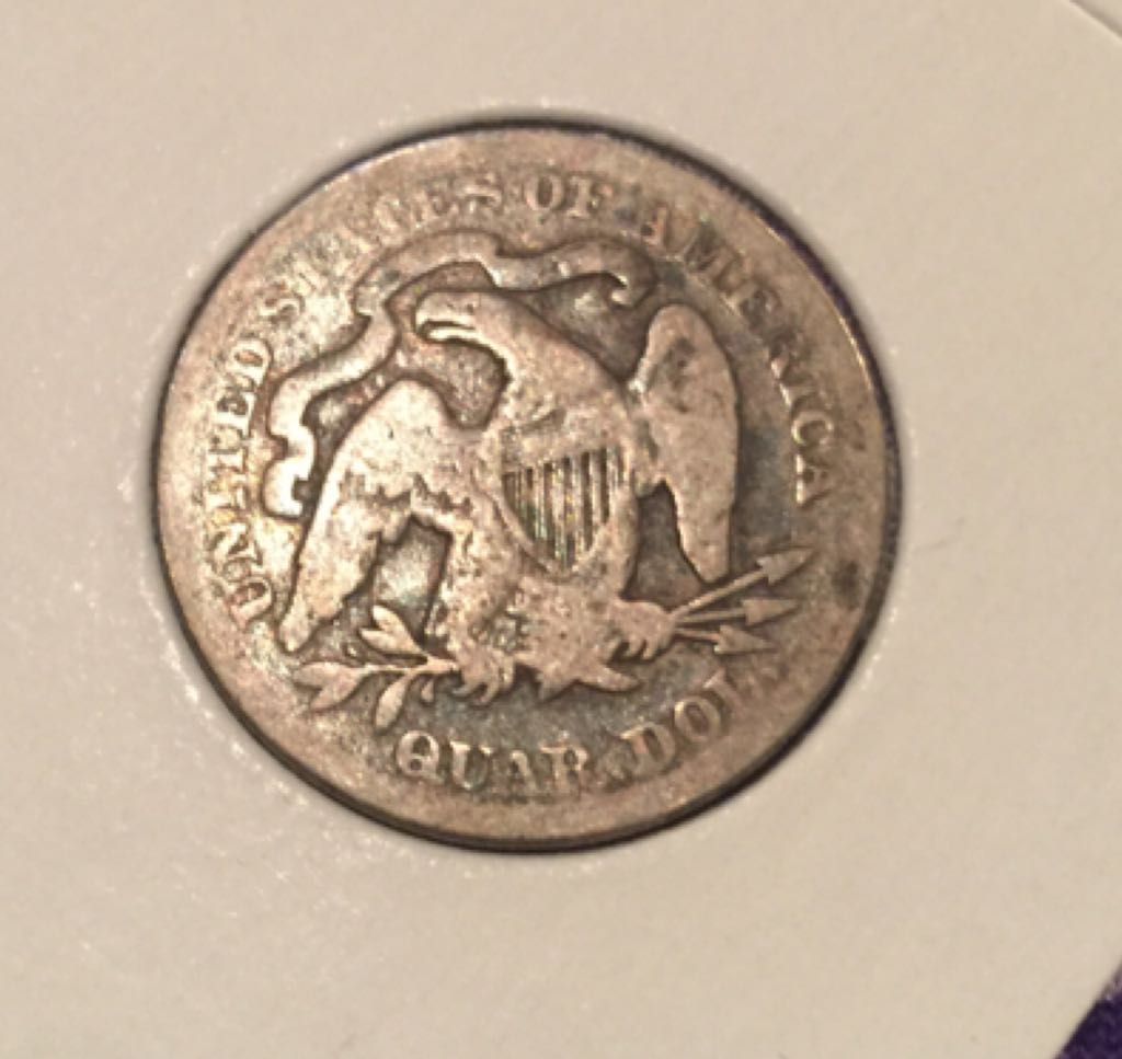 Liberty Seated Quarter Dollar Replica  coin collectible - Main Image 2