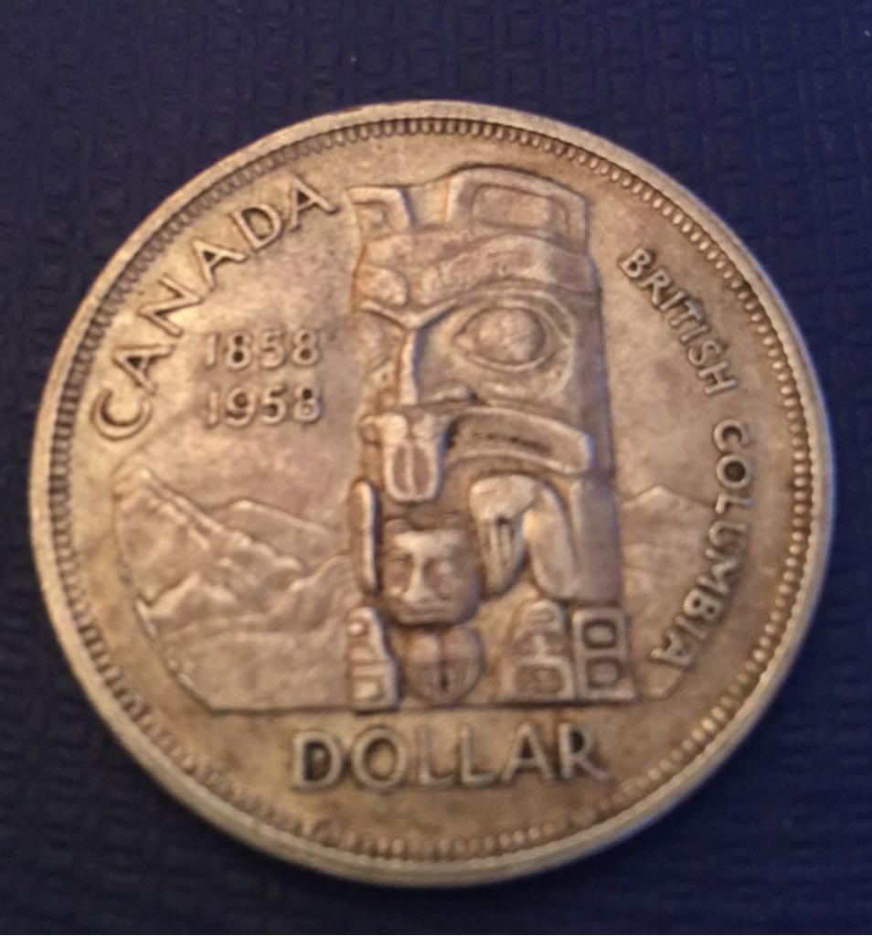 1858 - 1958 Silver Dollar  coin collectible - Main Image 2