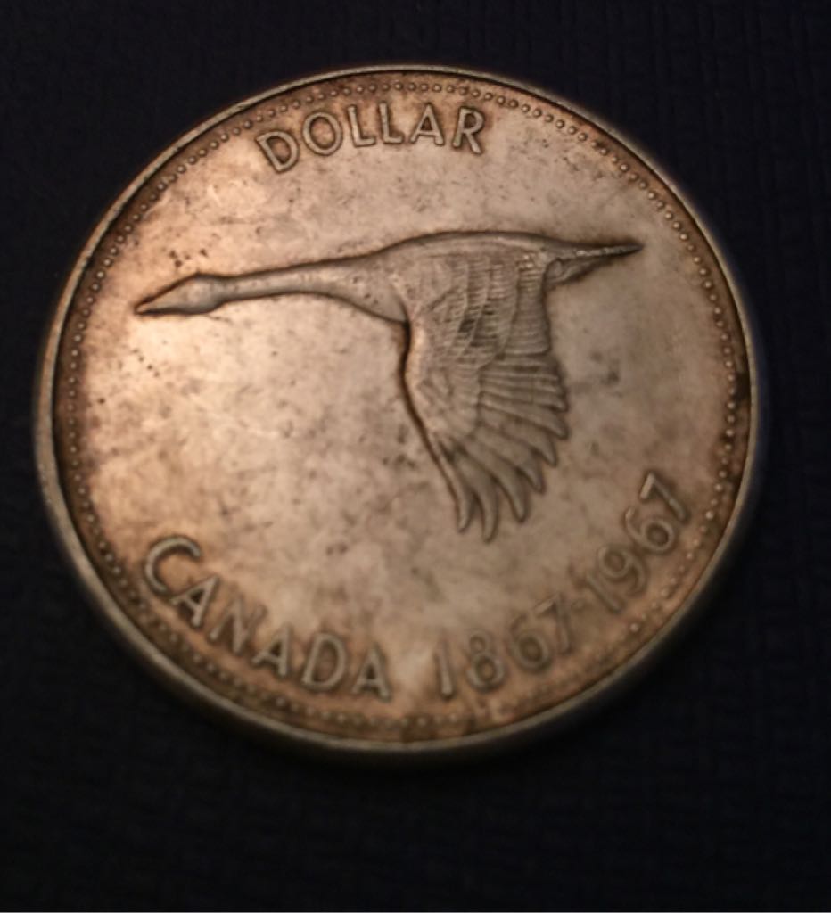 1867-1967 Silver Dollar  coin collectible - Main Image 2