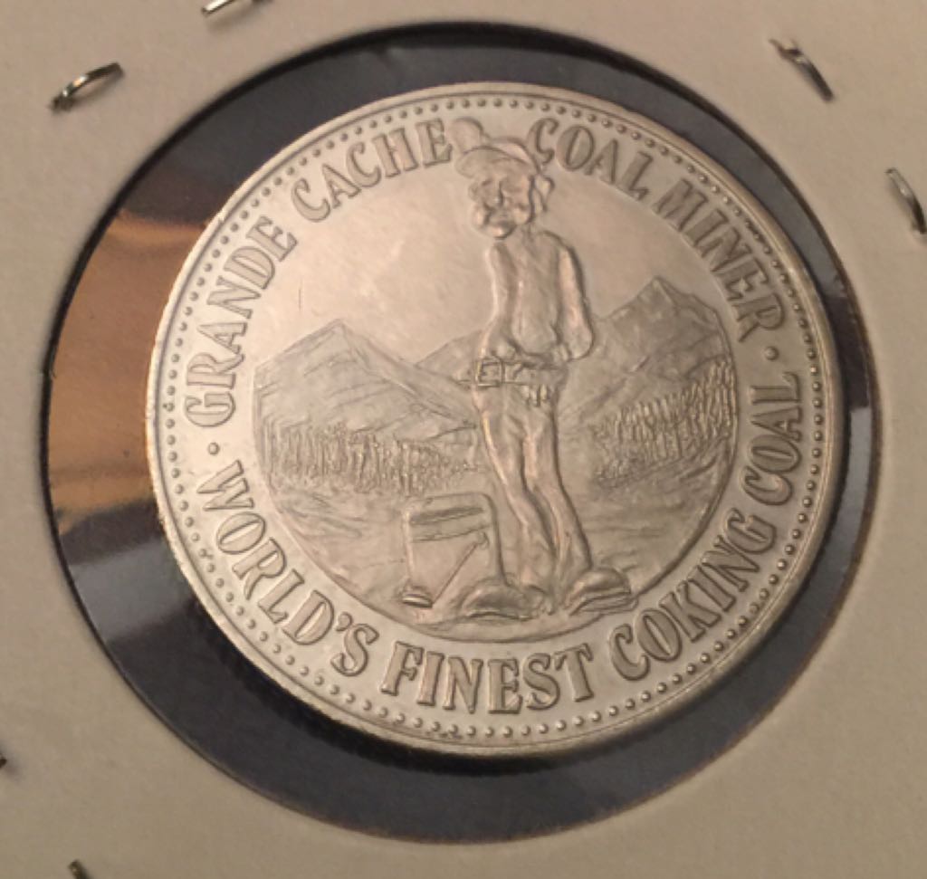 1978 Grande Cache Alberta Trade Dollar  coin collectible - Main Image 2