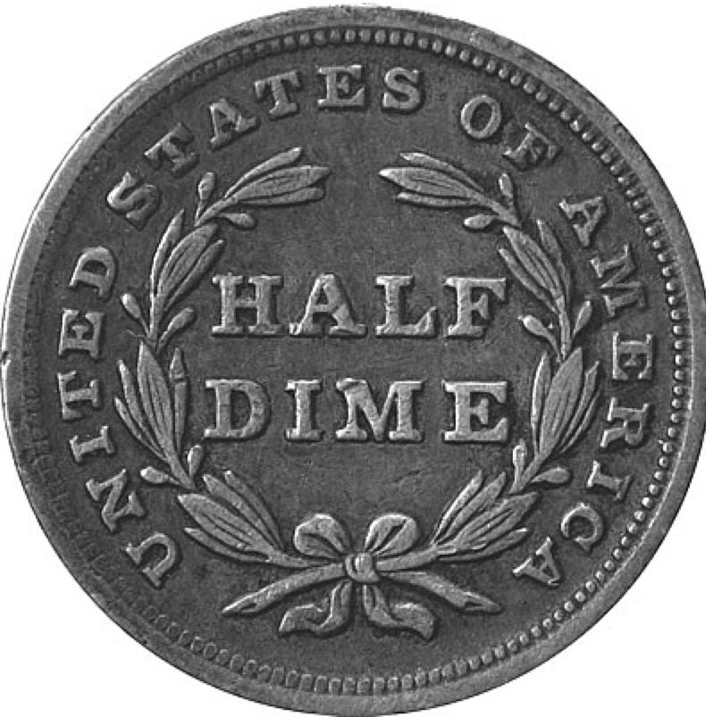 Liberty Seated Half Dime Type 1  coin collectible - Main Image 2