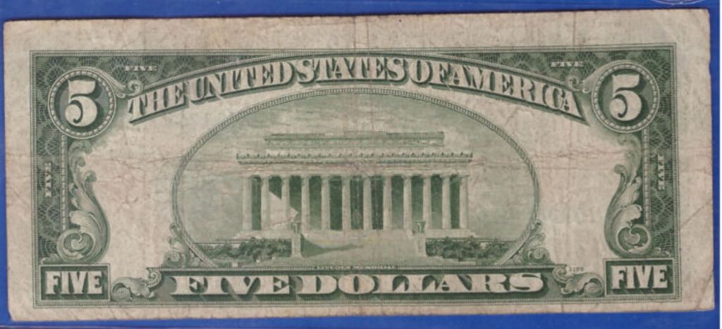 Silver Certificate $5  coin collectible - Main Image 2