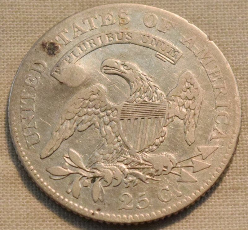 Capped Bust Quarter Variety 1  coin collectible - Main Image 2