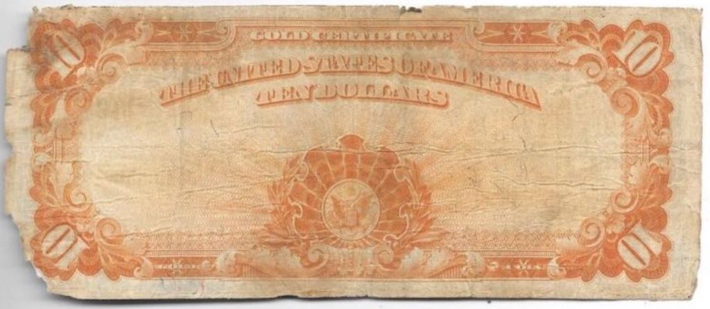 Ten Dollar Gold Certificate  coin collectible - Main Image 2