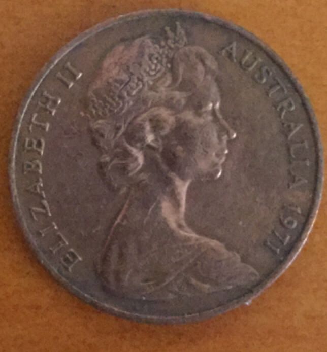 1971 Australian 2 Cent Coin  coin collectible - Main Image 2