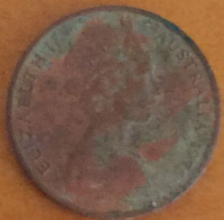 Australian 1976 One Cent Coin  coin collectible - Main Image 2