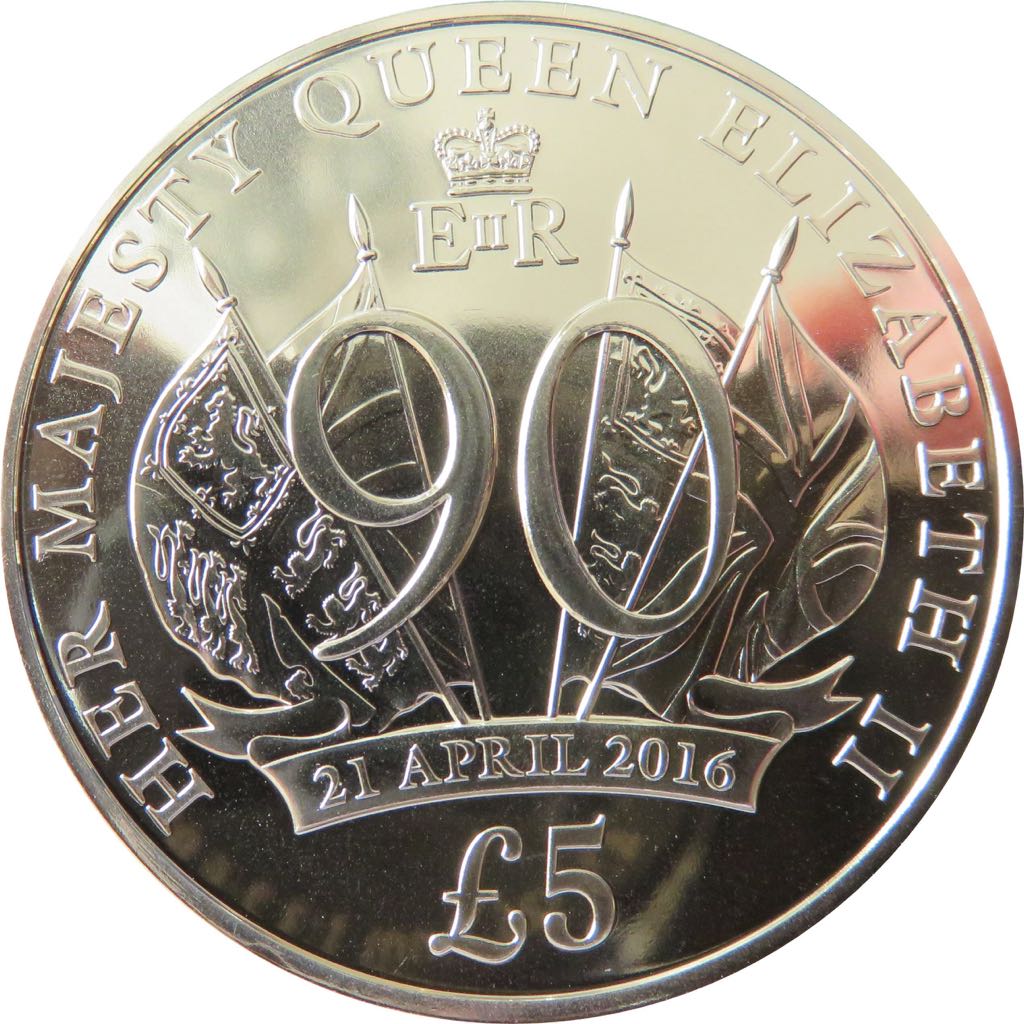 2016 Jersey Of Bailiwick 5LB   coin collectible - Main Image 2