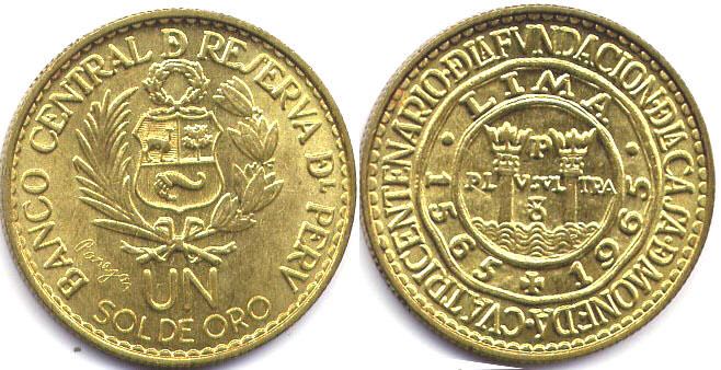 Un Sol De Oro - Casa De Moneda - Type 2 coin collectible - Main Image 1