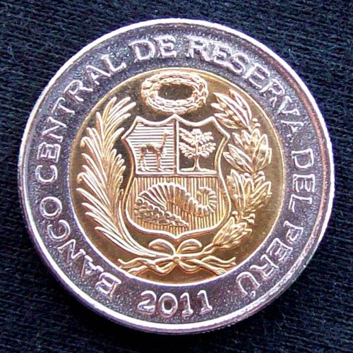 5 Nuevos Soles  coin collectible - Main Image 2