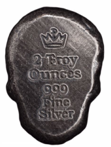 Day Of The Dead 2oz Skull  coin collectible - Main Image 2