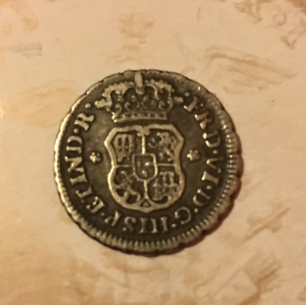 1/2 Real Columnaria (Ferdinand VI)  coin collectible - Main Image 2
