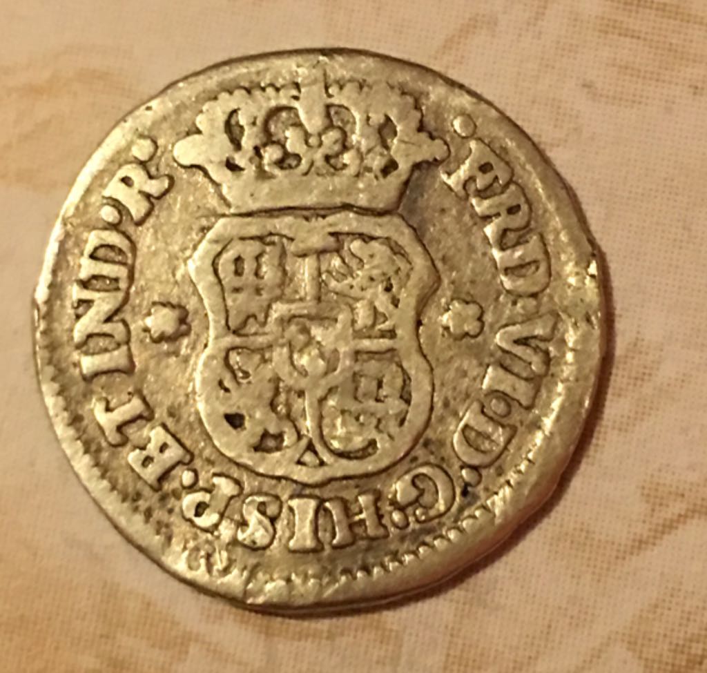 1/2 Real Columnaria (Ferdinand VI)  coin collectible - Main Image 2