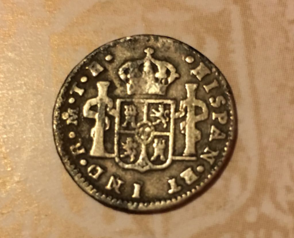 1/2 Real Ferdinand VII  coin collectible - Main Image 2