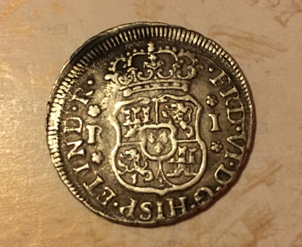 * 1 Real Columnaria Ferdinand VI  coin collectible - Main Image 2