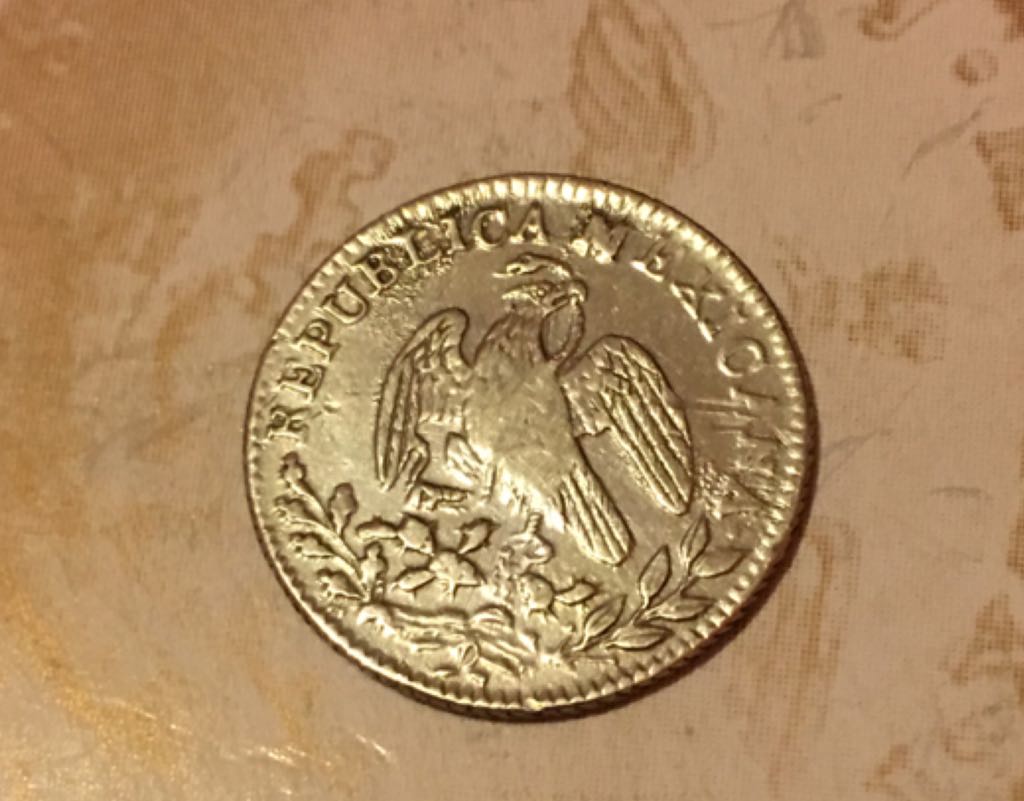 1/2 Real Guanajuato  coin collectible - Main Image 2