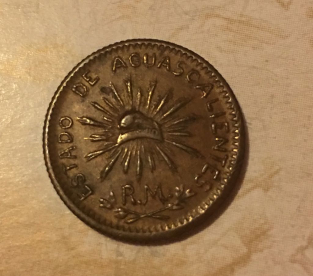 .01 Centavo (Aguascalientes)  coin collectible - Main Image 2