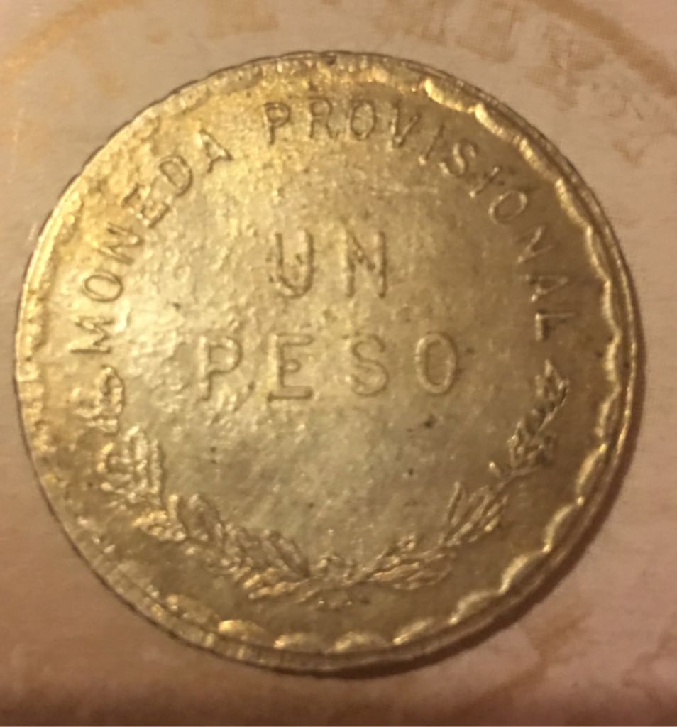 1 Peso Juarez (moneda Provisional) Oaxaca  coin collectible - Main Image 2