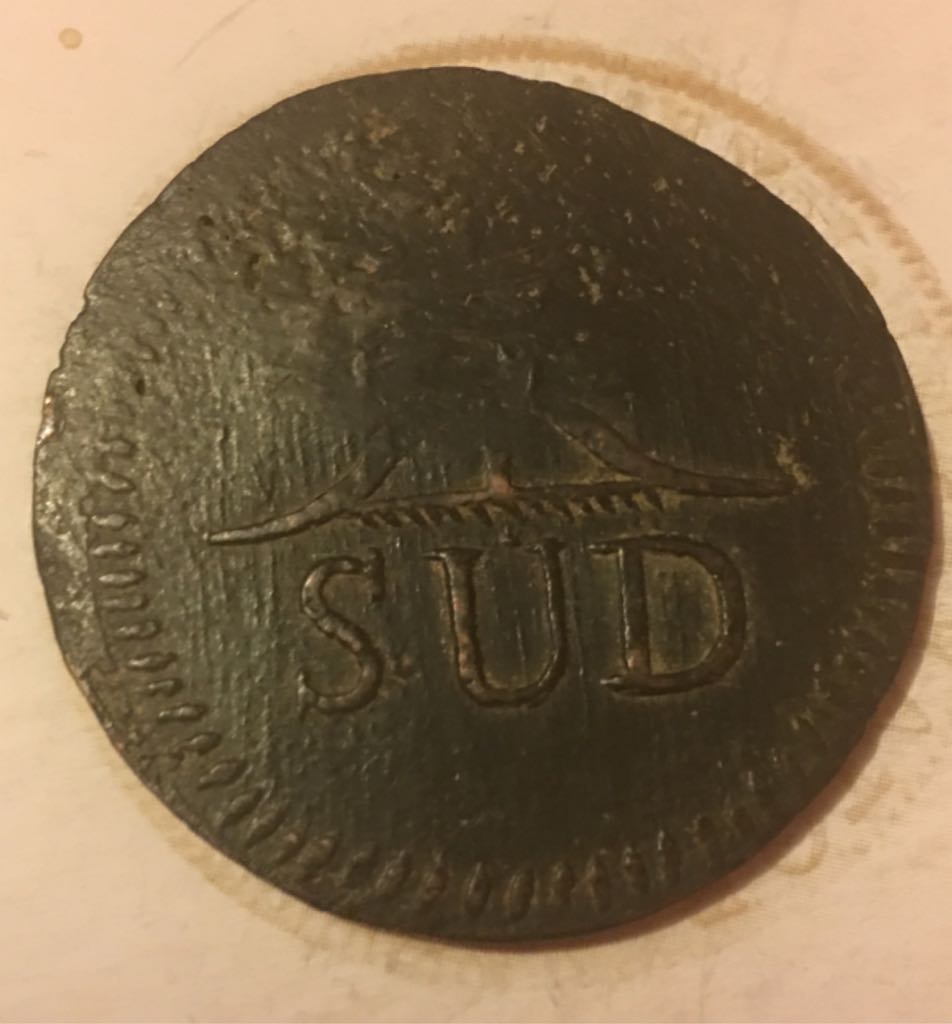 8 Reales SUD Resello De Morelos  coin collectible - Main Image 2