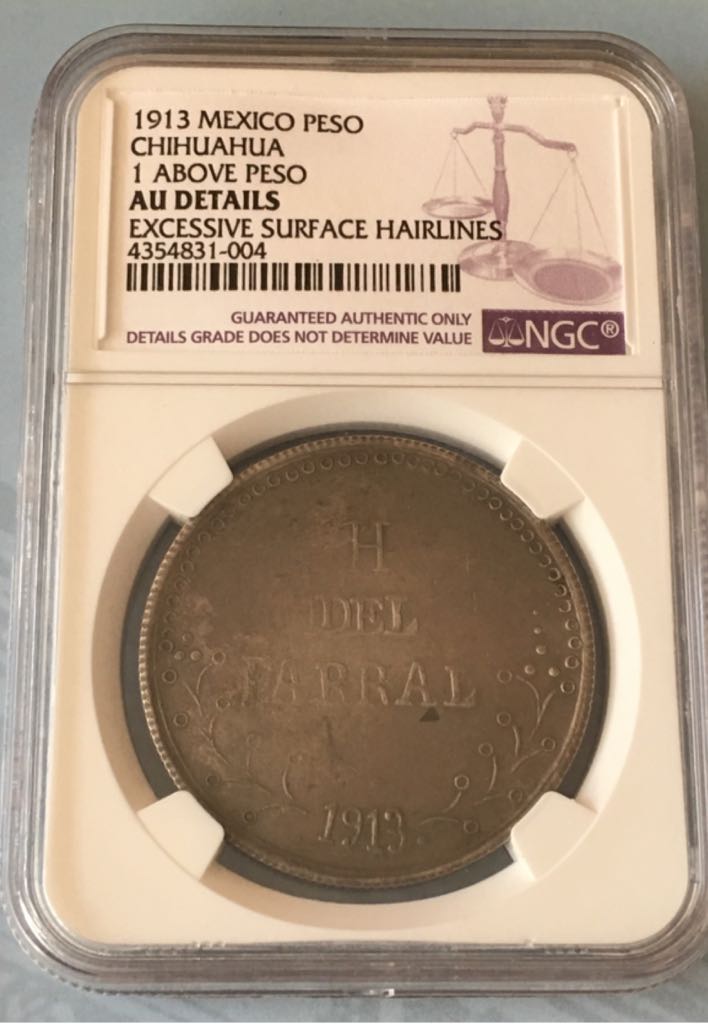 1 Peso (Hidalgo Del Parral)  coin collectible - Main Image 2