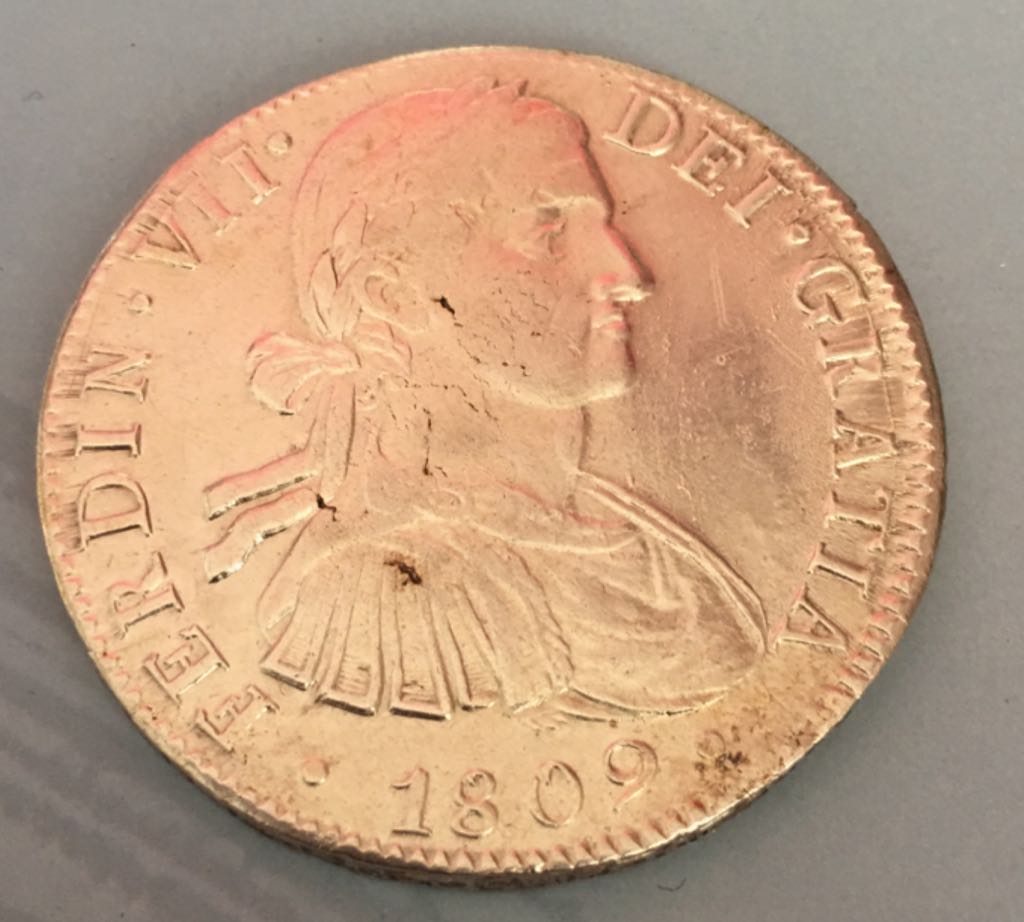 8 Reales Ferdin VII Mexico City  coin collectible - Main Image 1