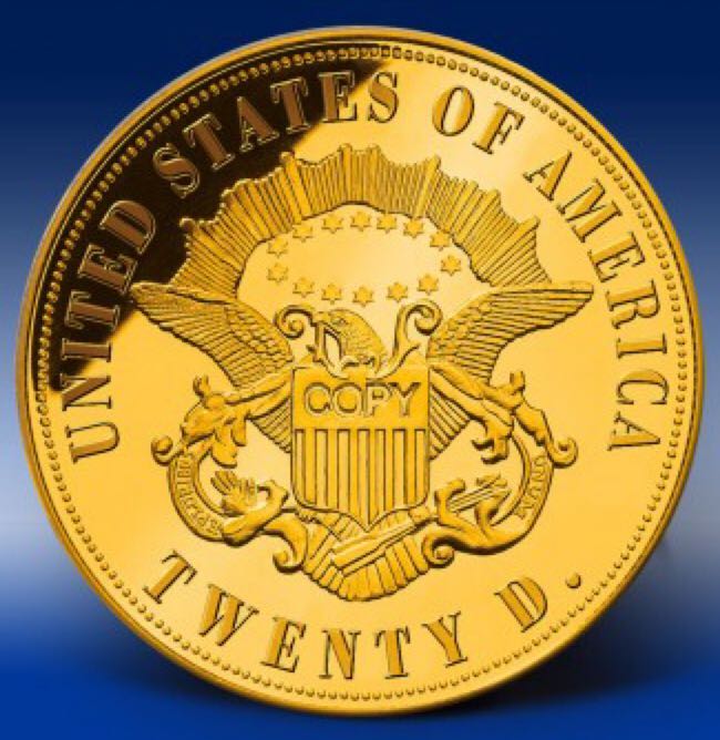 Liberty Head Double Eagle Paquet Reverse  coin collectible - Main Image 2