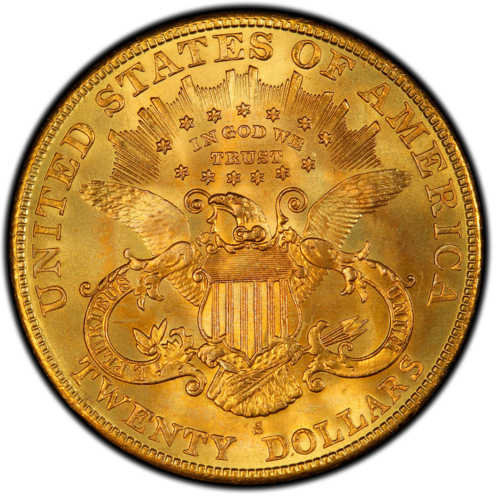 Liberty Head Double Eagle Paquet Reverse  coin collectible - Main Image 3