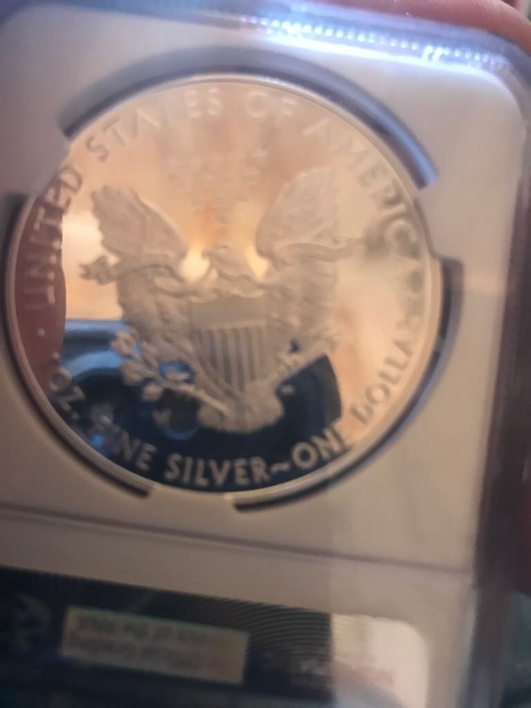 2016 W EAGLES$1LETTEREDGE PF 70 ULTRA CAMEO EAGLE 30Th ANNIVERSARY  coin collectible - Main Image 2