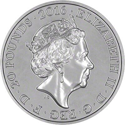 Elizabeth II: £20  coin collectible - Main Image 2