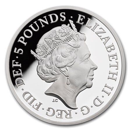 Queen Elizabeth II: 5 Pound  coin collectible - Main Image 2