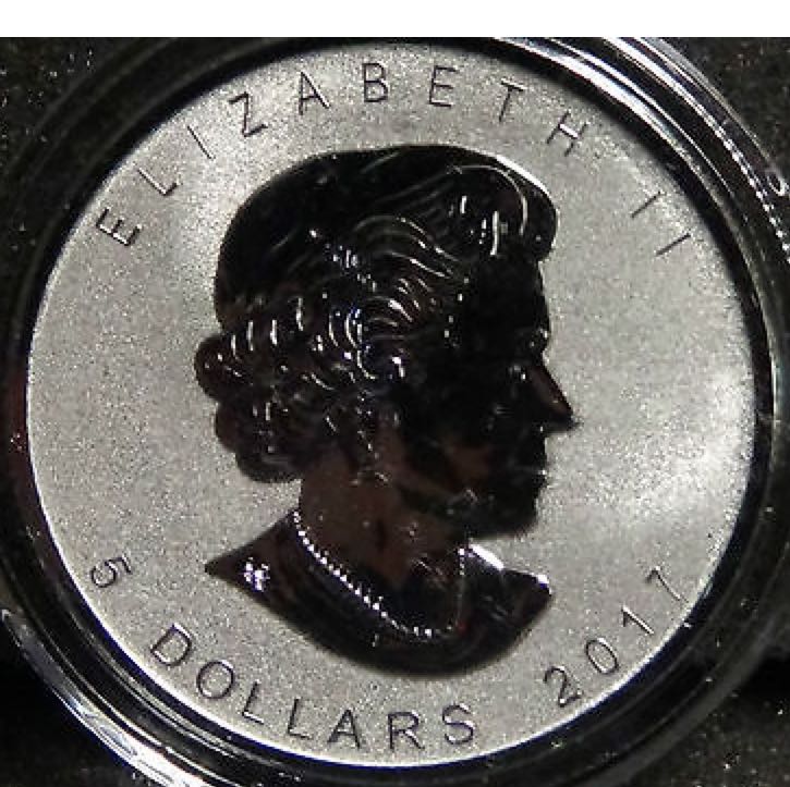 Canadian Maple Leaf Reverse Proof Moose Privy Coin  coin collectible - Main Image 2