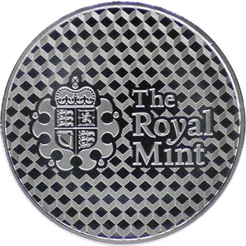 Royal Mint Center Shield Silver Round   coin collectible - Main Image 2