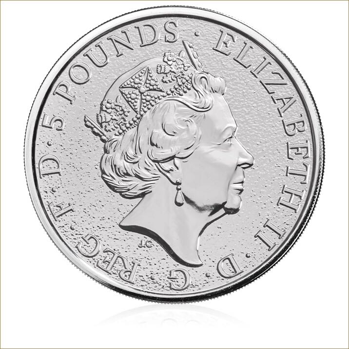 Queens Beasts 2017 - Red Dragon Of Wales  coin collectible - Main Image 2