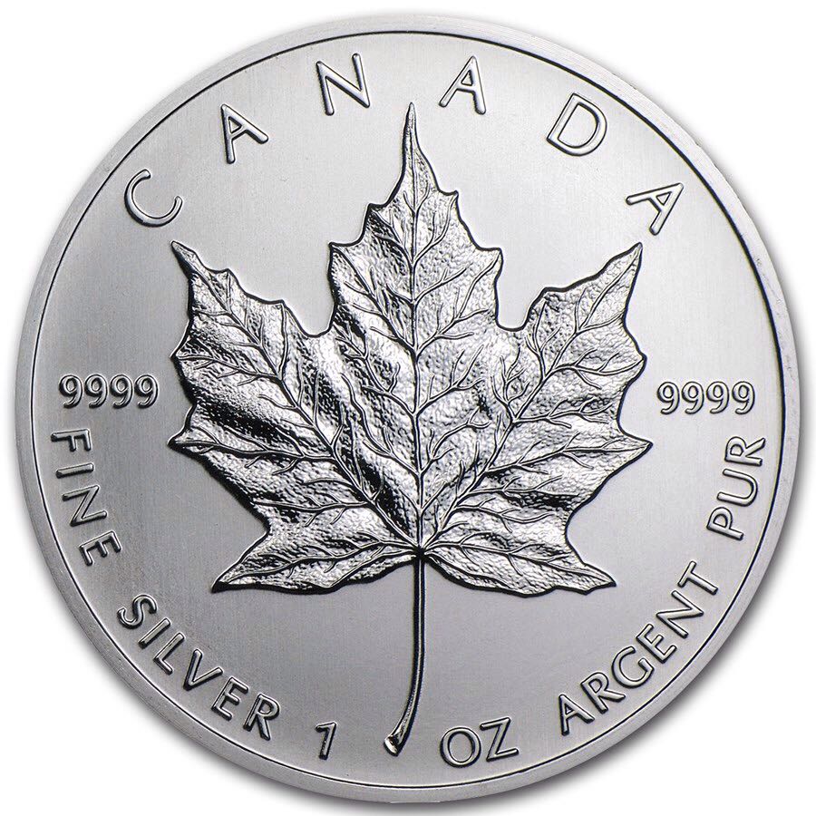 Canadian Silver Maple Leaf  coin collectible - Main Image 2