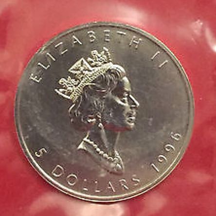 Canadian Silver Maple Leaf coin collectible - Main Image 1