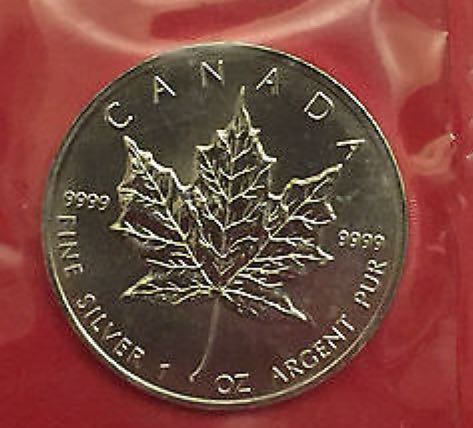 Canadian Silver Maple Leaf coin collectible - Main Image 2