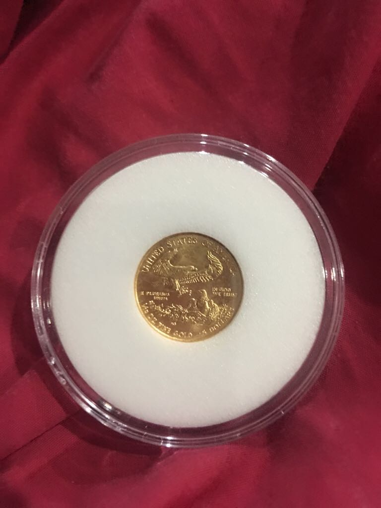 1/10. 2012 Gold Eagle  coin collectible - Main Image 2