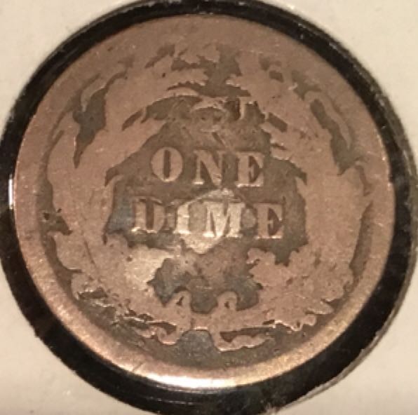 Liberty Seated Dime  coin collectible - Main Image 2