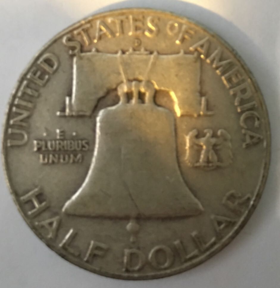 Franklin Half Dollar D  coin collectible - Main Image 2
