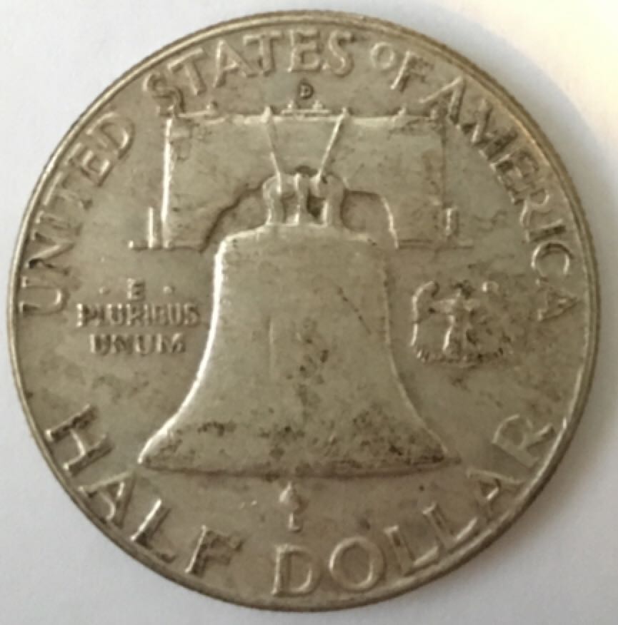Franklin Half Dollar D  coin collectible - Main Image 2